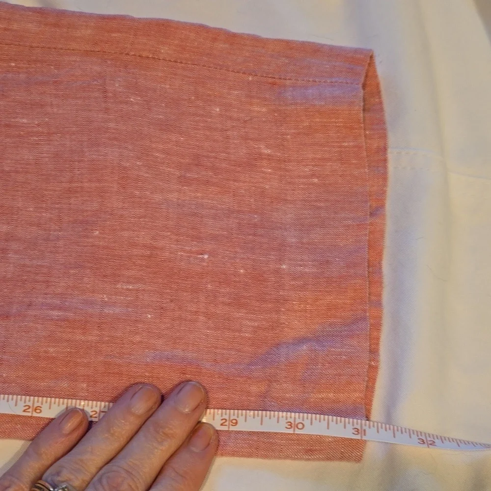 Bar III Pink 100% Linen Slim Fit 30 x 32 (31